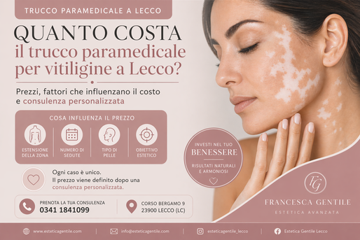 Quanto costa il trucco paramedicale per vitiligine a Lecco