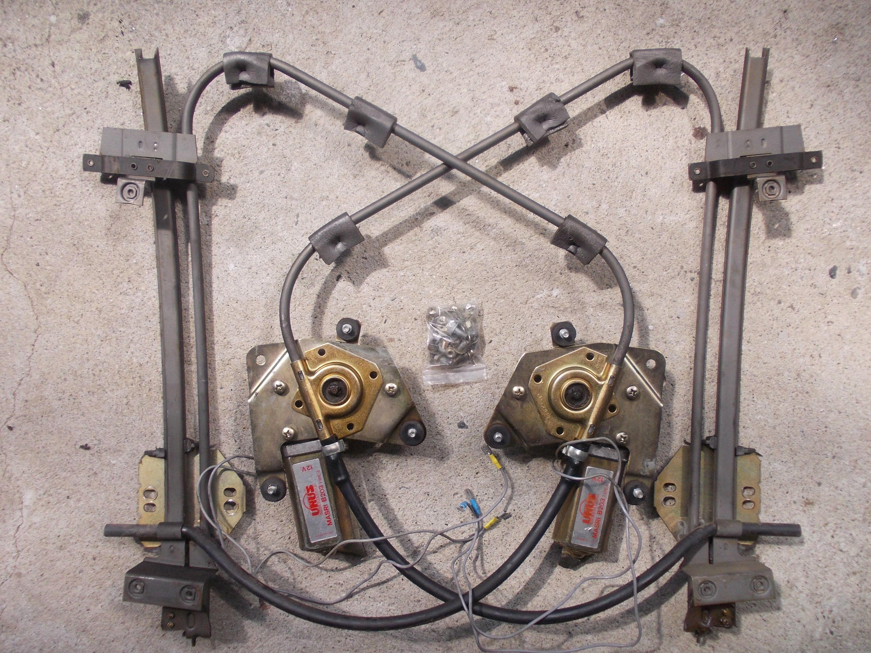 Alzacristalli elettrici porte anteriori