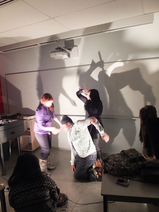 FAS, Art History Class, Tableaux Vivant (students act out a famous painting - David McClym