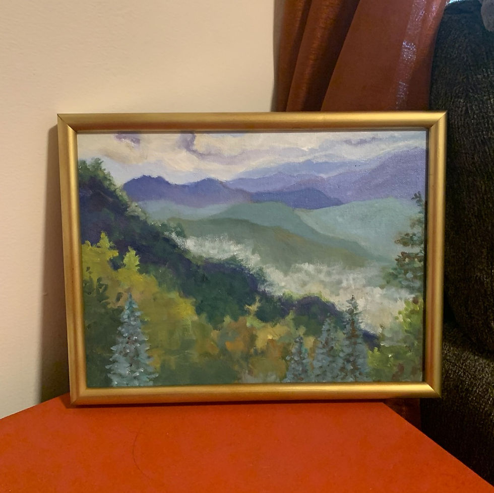 Framed Landscape Painting