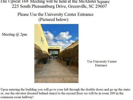 So sorry everyone, for the late reminder but, The UPSCAL 168 Union Meeting will be tomorrow startin