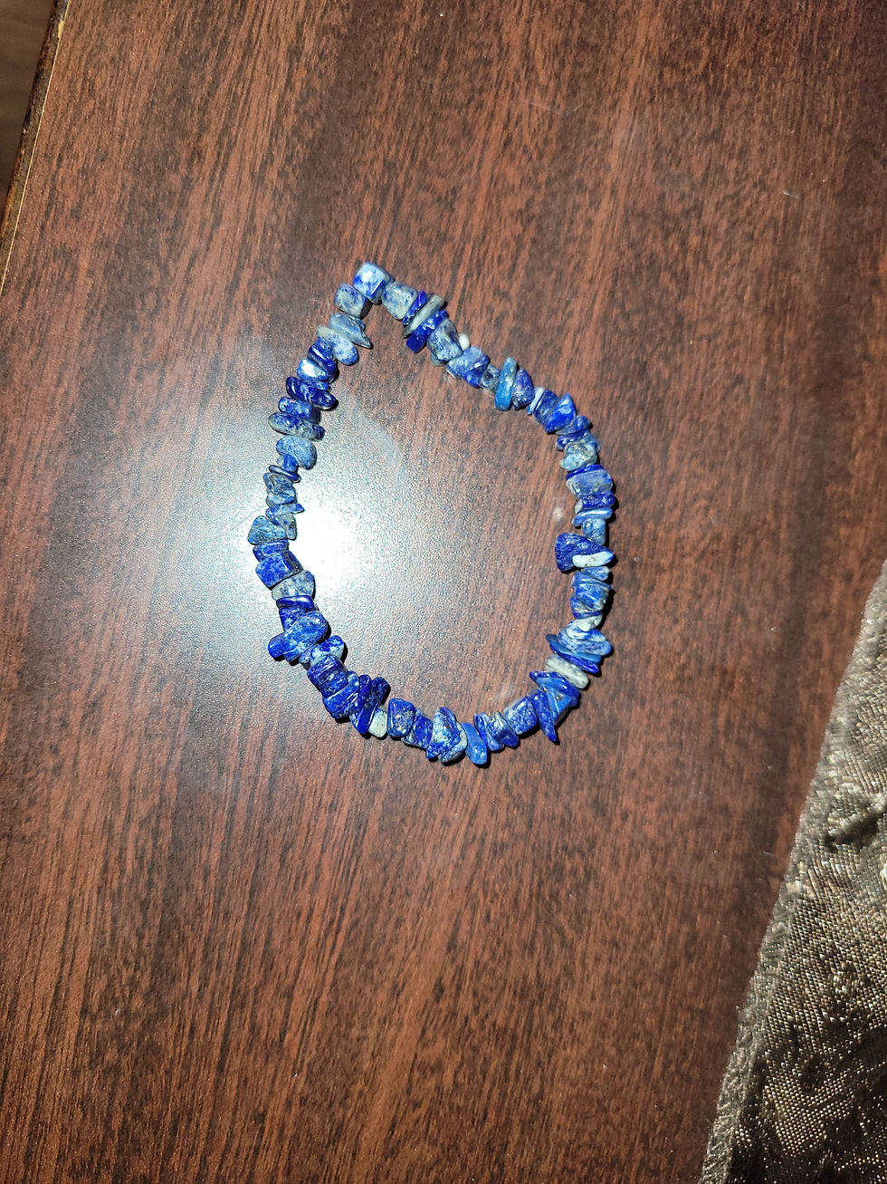 Lapis Lazuli Chip Bracelet
