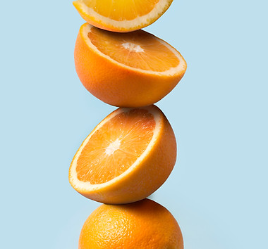 Stacked Orange Slices