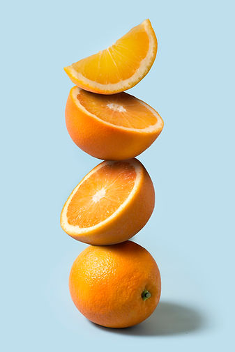 Stapel der Orangen