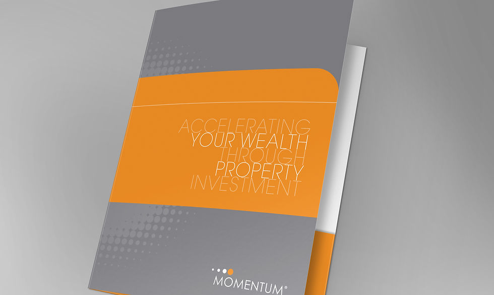 Momentum Wealth marketing design brand copywriting