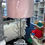 Thumbnail: Beautiful baby pink velvet shade with crystal diamonte lamp