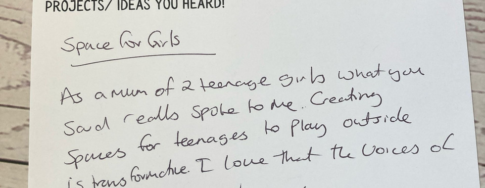 A photo of appreciation card