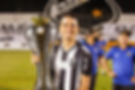 Levi Araújo foi campeão da Copa RN com o ABC, em 2021 - Reprodução/Arquivo Pessoal