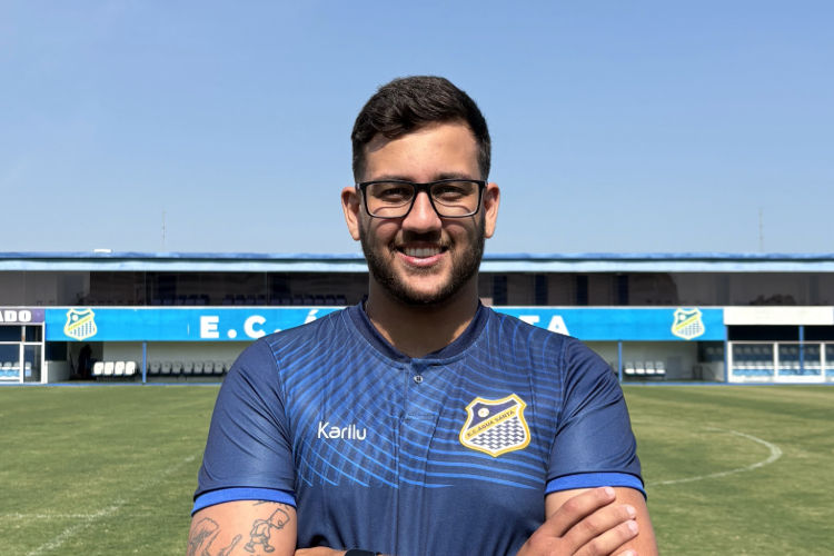 Matheus Carpanetti é o novo fisioterapeuta do Água Santa - Reprodução/Daniel Gimenes