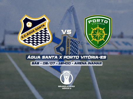 Água Santa x Porto Vitória - 11ª rodada - 1ª fase - Brasileirão Série D 2025