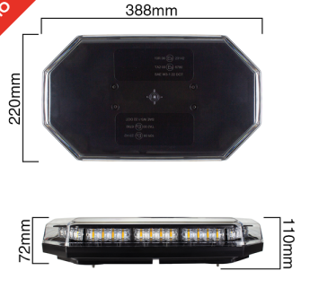 Thumbnail: GUARDIAN - AMB115 LED LIGHT BAR 12-24V 388MM