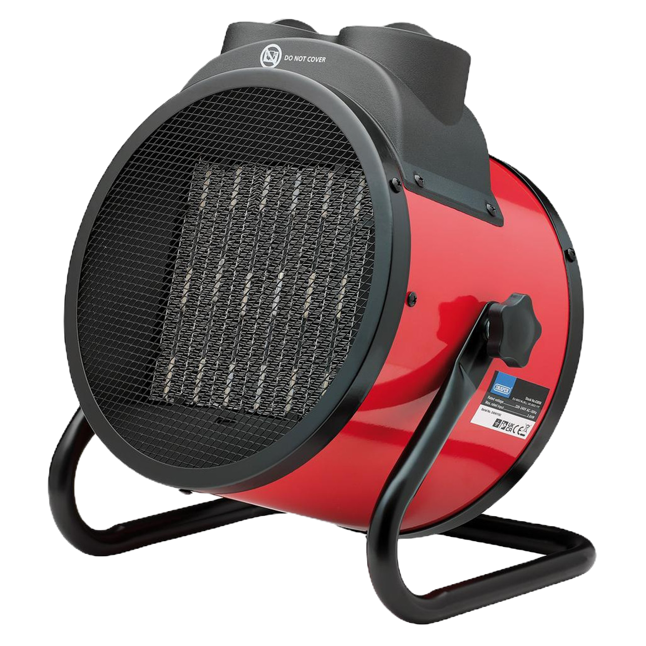 DRAPER 230V PTC ELETRIC SPACE HEATER, 2.8KW, 9550 BTU