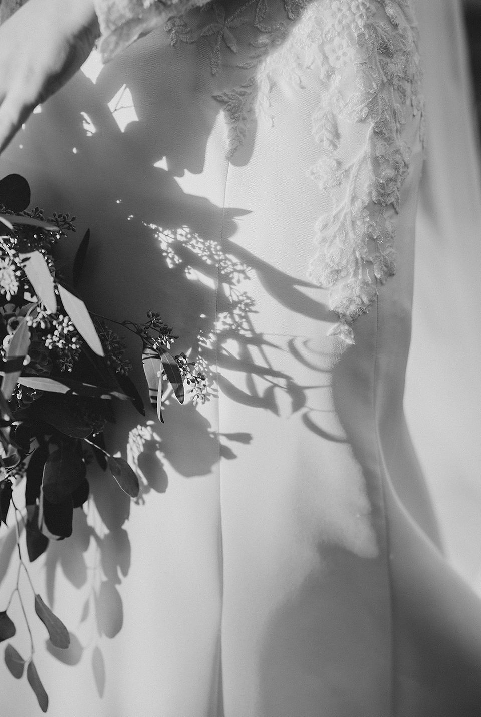 Romantic Texas Hill Country wedding portrait of bride and groom captured in natural light