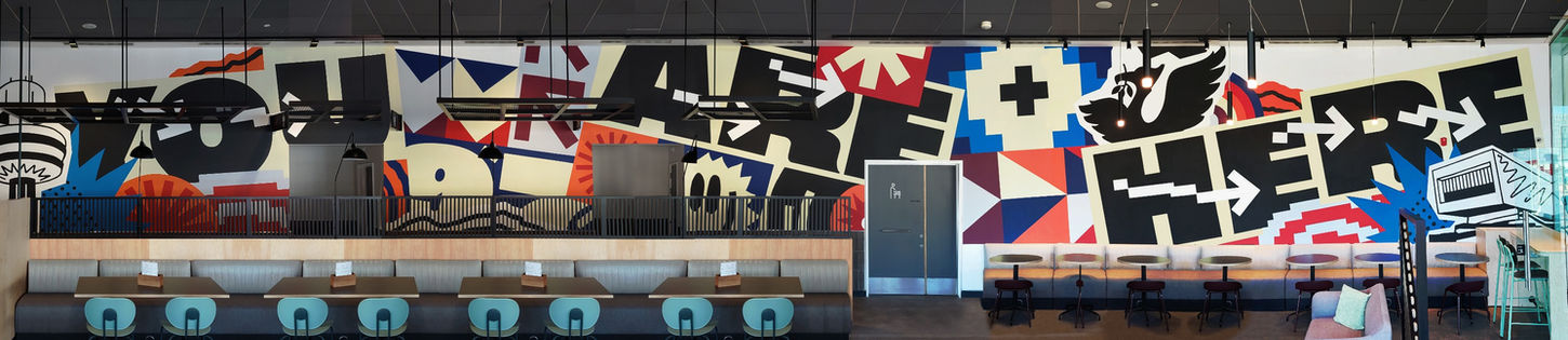 large scale mural liverpool museum