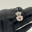 Miniatura: Collar con osito de plata, brillante y corazón rojo