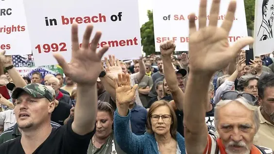 The treatment of South Africa's white minority population has come under increased scrutiny // EPA