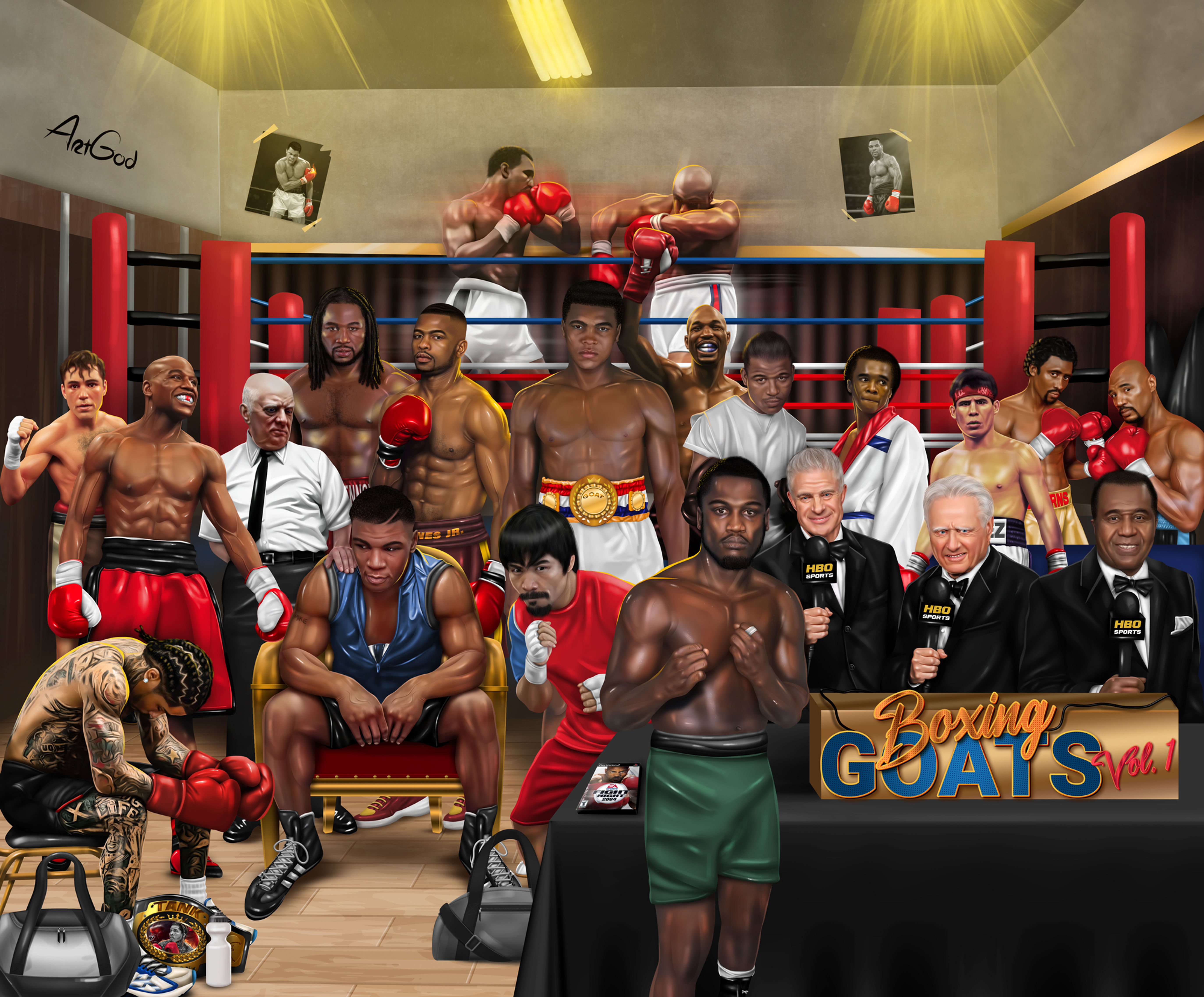 Boxing Goats VOL. 1 Canvas