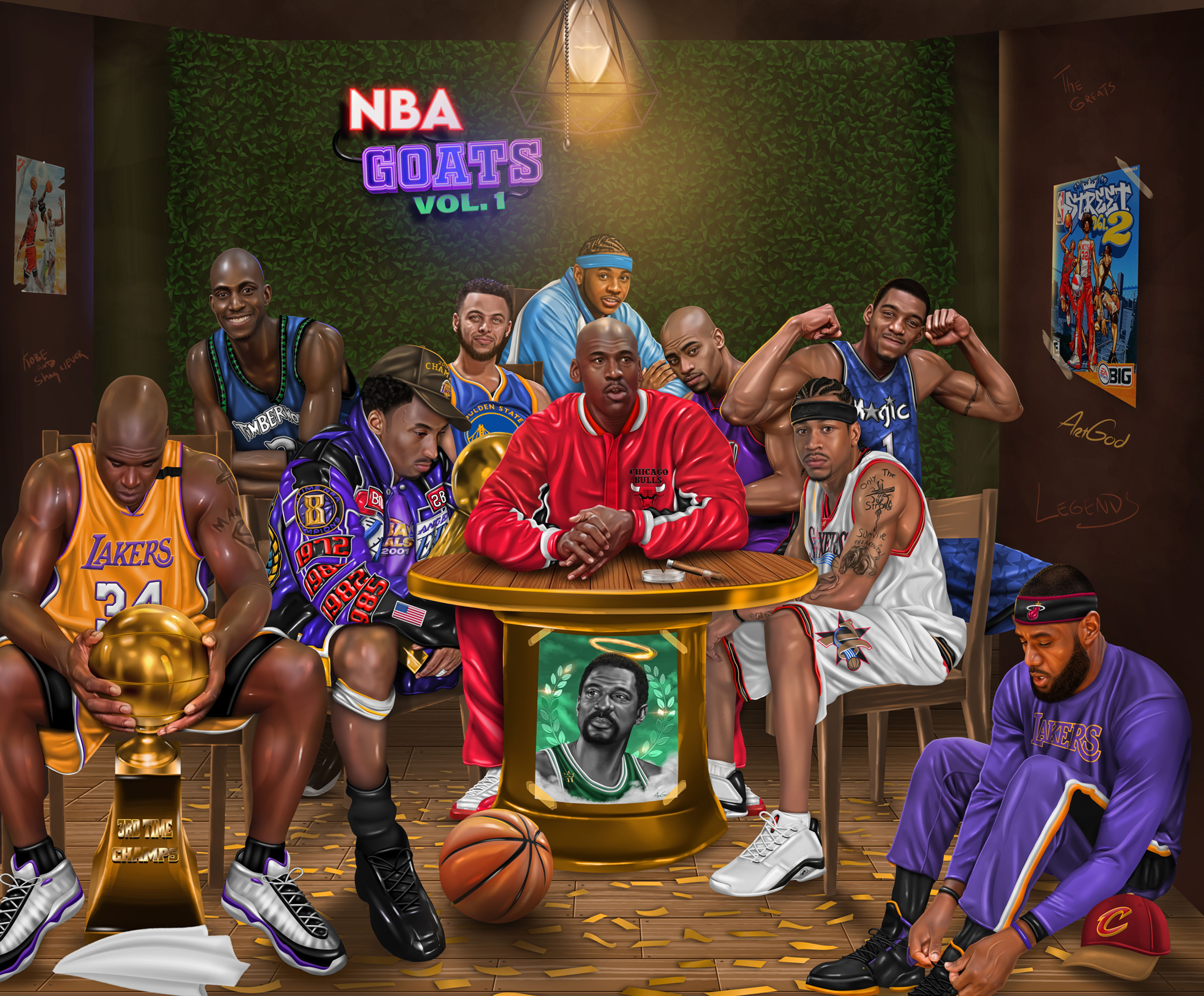 NBA GOATS VOL. 1 Canvas