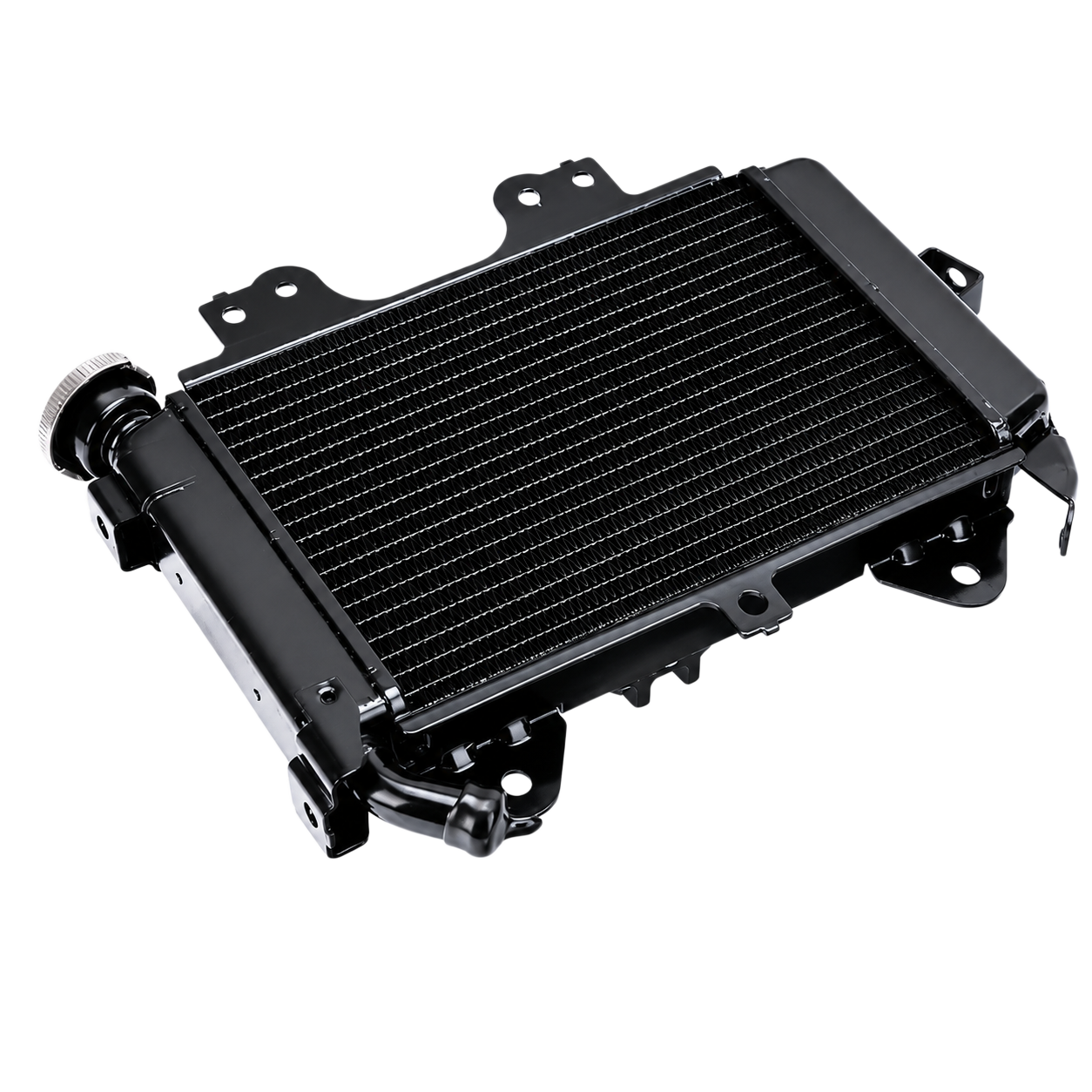 Bajaj Pulsar NS200 Radiator JL601234 on black background