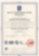 ISO 9001 Quality Management System Certificate