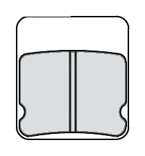 Motorcycle Brake Pads - 41 × 45 × 7 mm product image 1