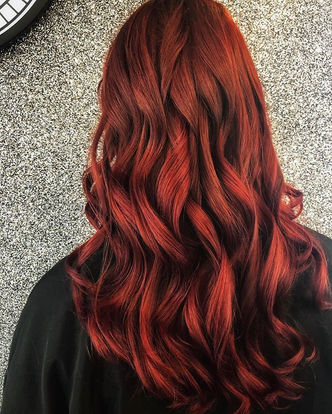 🔥A fiery magenta red for our client today here at Union! 🔥__Our Senior stylist Sophie cr
