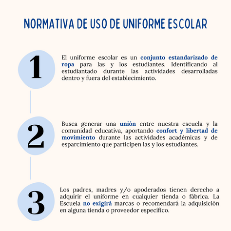 Normativa Uniforme Escuela Carmen Chacón 1