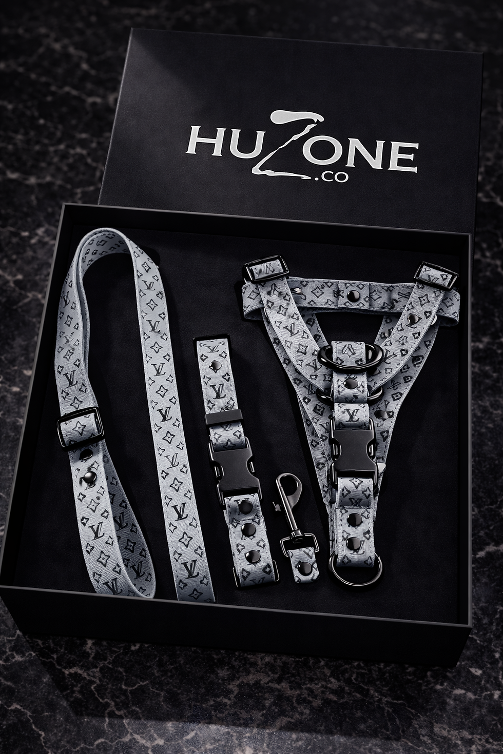 PREMIUM 3'LÜ SET KÖPEK TASMASI - BEYAZ