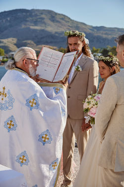 A wedding blessing by the sea