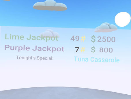 11/14/22 WED BINGO UPDATE