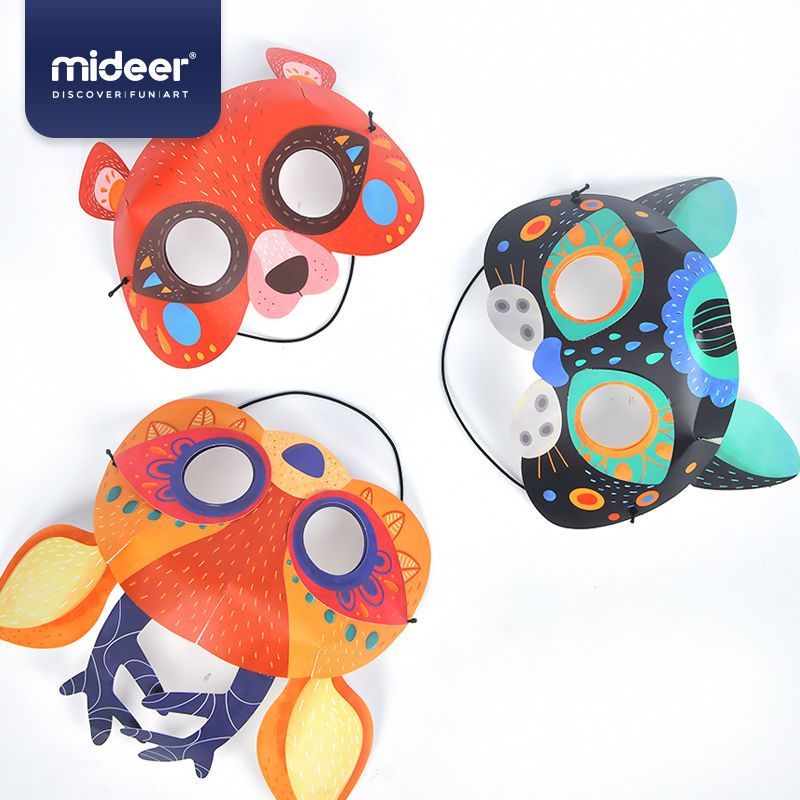 Thumbnail: Mideer Children Colorful Animal Paper Toy For Party