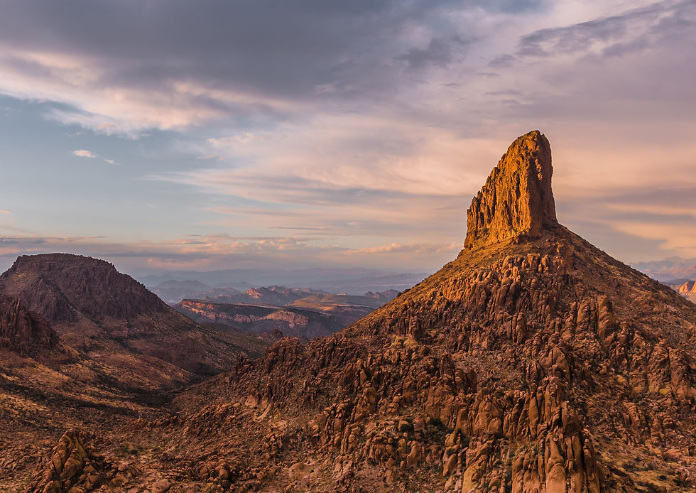 Weavers Needle Sunset