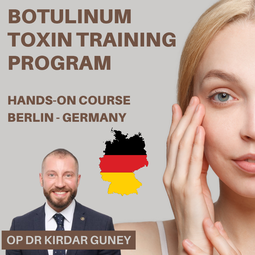 Surgeon applying Botolinum Toxin to patient
