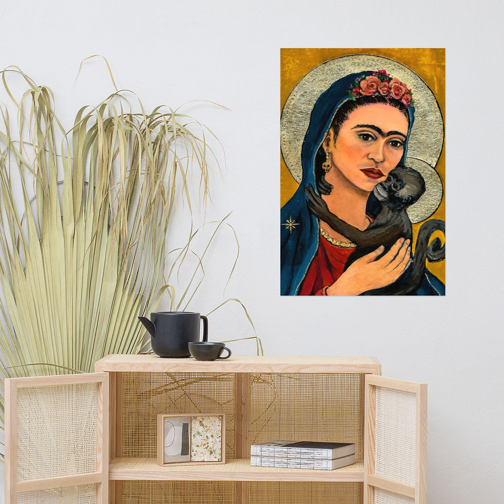 Thumbnail: Frida Santa Poster