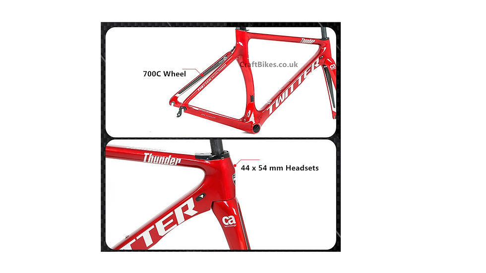 Thumbnail: Full Carbon Road Bike Frameset DISC Brake Internal cabling Metallic Paint