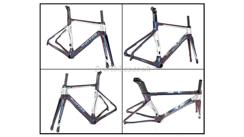 Thumbnail: Frameset - Chameleon Paint Carbon Road Bike Disc Brake Concealed Cabling