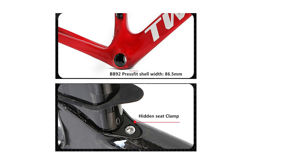 Thumbnail: Frameset - Full Carbon Road Bike Rim Brake Aero Design Concealed Cable