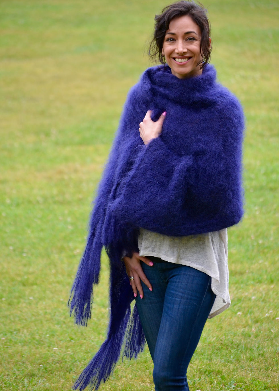 Triangular Back Ruana