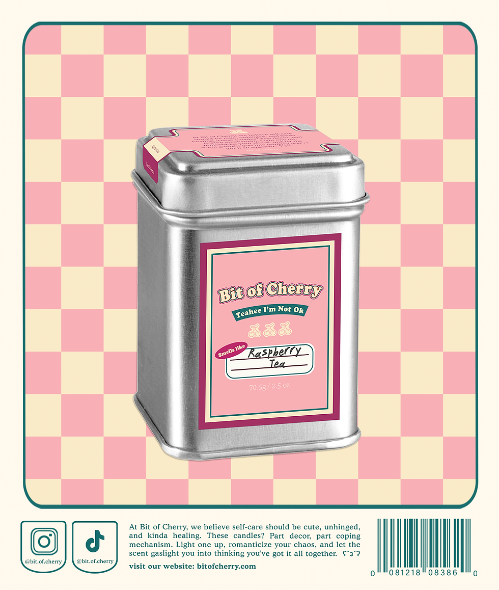 Raspberry Tea candle Bit of Cherry