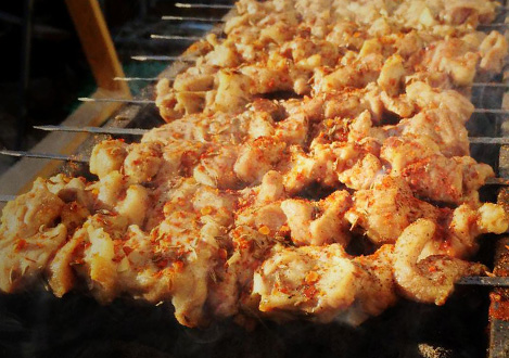 Arranged Food and Objects