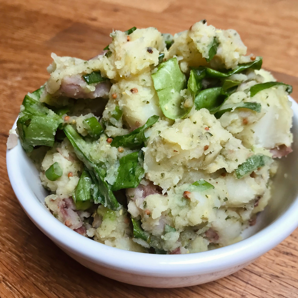 Warm Potato Salad with Arugula