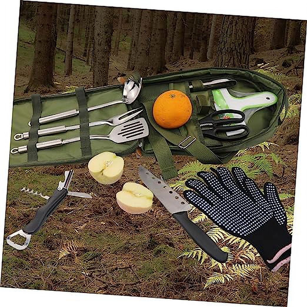 Grill & Chill 12-Piece Portable Cookin' Gear in the outdoor