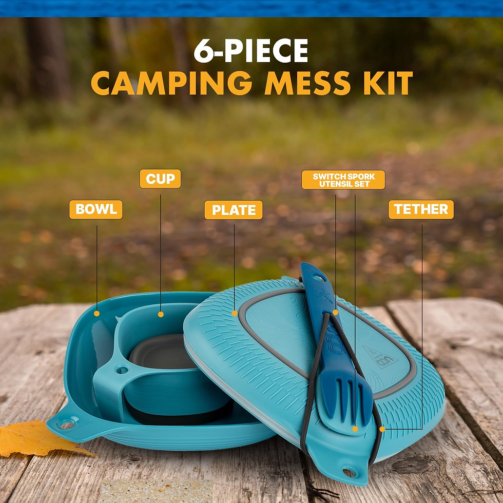 UCO 6-Piece Camping Mess Kit