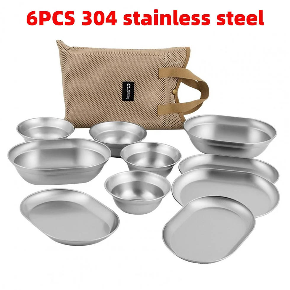 6 pcs stainless steel ste