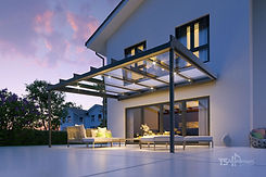 Fixdach TS Glasdach Pergola - Fensterstudio Ewen Türen Fenster Hausrenovierung Hausbau Bit