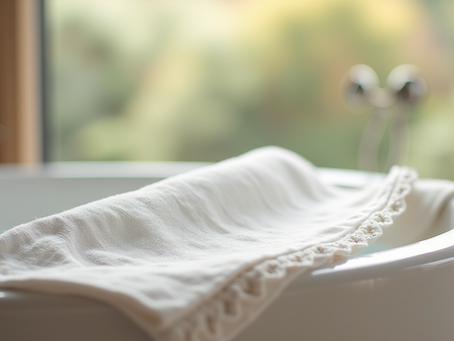 Ajoutez une touche unique avec des serviettes de bain brodées
