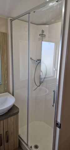 Shower Door and Head Replacement