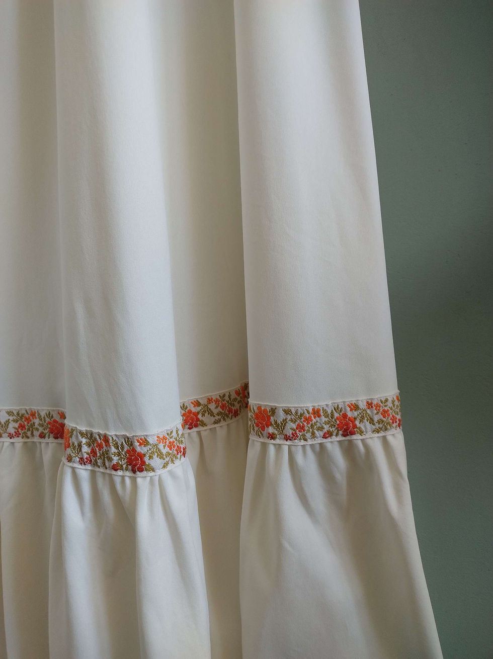Thumbnail: White romantic bohemian maxi dress