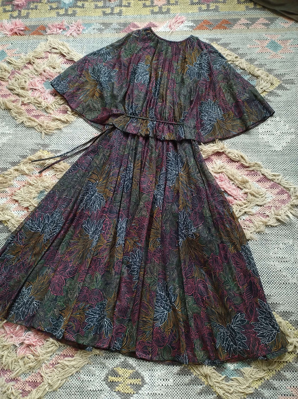 Thumbnail: Vintage 80s London designer dress 