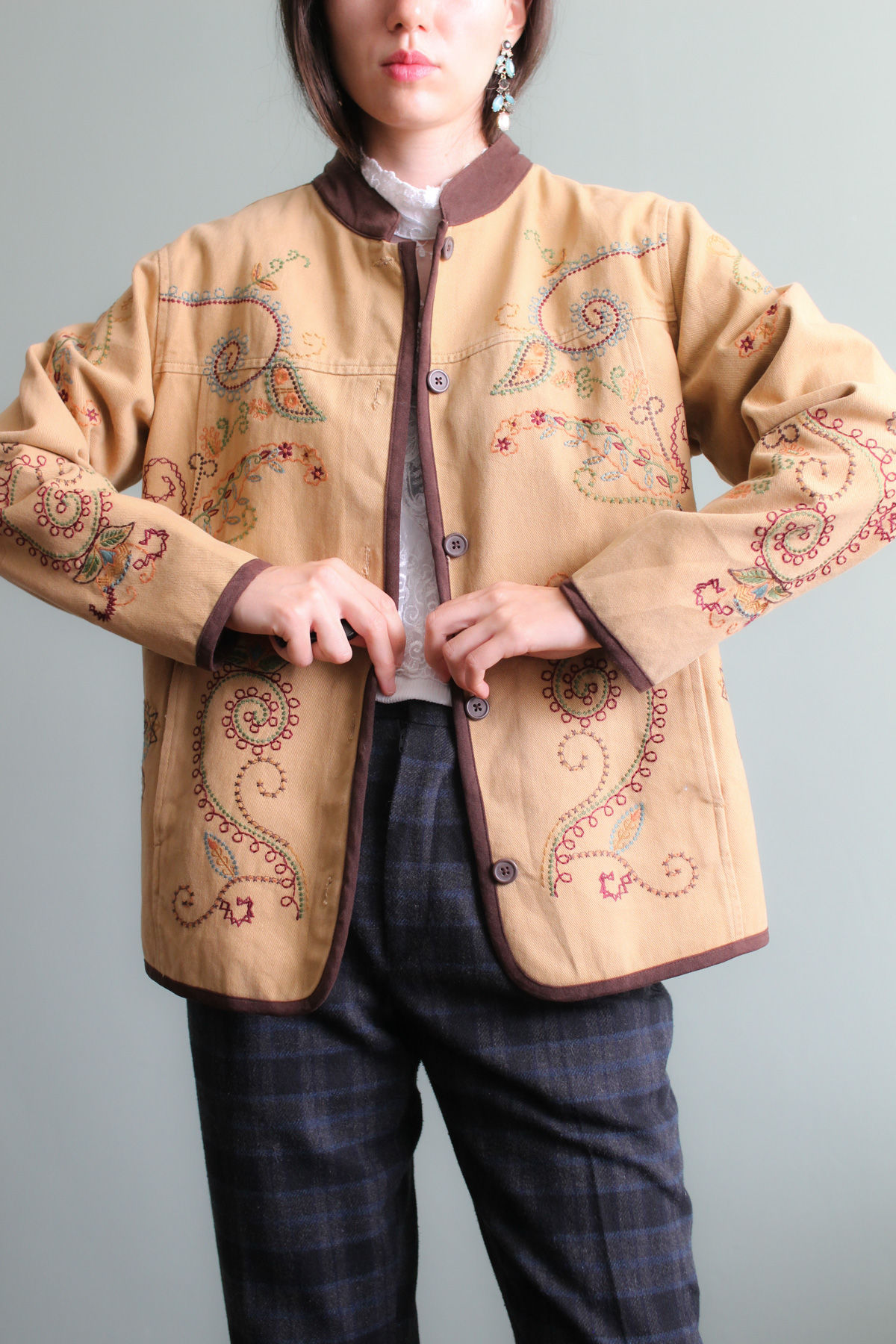 Denim & Co paisley jacket